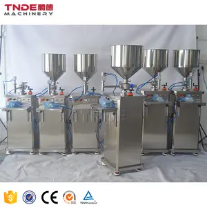 TNDE Semi Automatic Bottle Liquid Honey Juice Filling Machine/Manufacturing Machines for Small Business Ideas