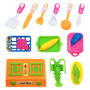 Cook King Kitchen Toys <b>Set</b> Plastic Pretend Play Cooking <b>Tools</b> For <b>Kids</b> Ages 2 4 Years Unisex - Product Image 1