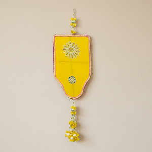 Artificial Traditional Ethereal Golden Yellow Latkan - Product Image 2