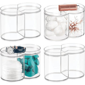 Nhà Máy 14361 Xách Tay Thiết Kế Hiện Đại Bông Tăm Bông Lưu Trữ Hộp Tiêm Kỹ Thuật Container Cho Trang Điểm Remover Bột Lưu Trữ - Product Image 3