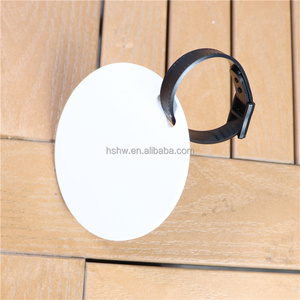 Vòng 4 Inch 2 Mặt Có Thể In Tùy Chỉnh Trống FRP Cứng Nhựa Thăng Hoa Hành Lý Thẻ - Product Image 5