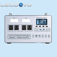 Station d'alimentation portable au lithium-ion à onde sinusoïdale pure 1200W D1200S 756-1764Wh, générateur solaire, démarreur de secours, camping en plein air, urgence
