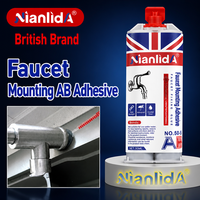 Nianlida 50ml Epoxidharz und Härter zur Reparatur von Angelruten, Epoxidharz zur Reparatur von Angelrutenführungsringen, vibrationsbeständige flexible Bindung