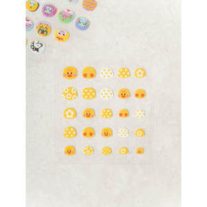 25 pezzi di alta qualità per bambini patch per unghie alla moda decalcomanie stampate 2D impermeabili Design lungo per la vendita calda arte - Product Image 1