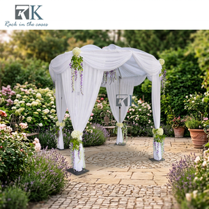Soporte Telescópico al por Mayor para Decoración de Bodas, Tubo Redondo para Drapeado en Eventos - Product Image 2