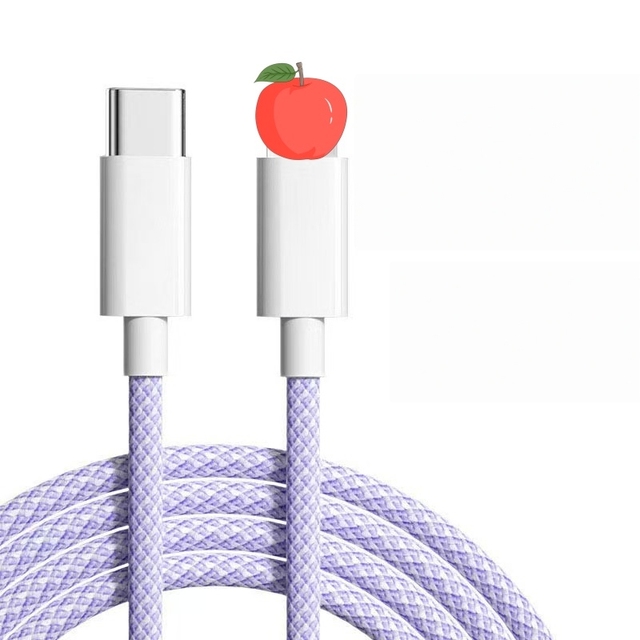 MQ USB C to L Cable PD 20W 30W Fast Charging Nylon Braided Type C Data Cable IOS Compatible for Phone