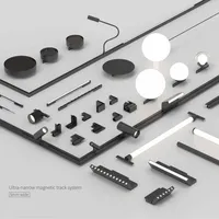 Rail lumineux magnétique LED ultra-fin 5 mm 24 V au design moderne pour les fêtes, garantie 3 ans