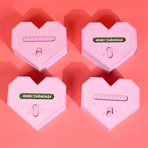 Boîte de papier cadeau de luxe biodégradable recyclable boîte cadeau et en forme de coeur pour la Saint-Valentin en gros - Product Image 5