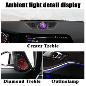 Iluminación Ambiental Navihua para Auto, 22 en 1/18 en 1, Luces LED Interiores para Auto, Multicolor, para BMW Serie 3 - Product Image 5