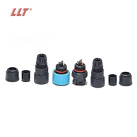 Connecteur étanche à verrouillage par poussée M16 à 2 cœurs pour câble, installation sur site, pour éclairage public et alimentation extérieure - Usine LLT