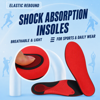 Semelles Confort Toute la Journée Respirantes en Tissu Tricoté avec Soutien de la Voûte Plantaire et Absorption des Chocs pour Chaussures de Sport Hommes et Femmes Usage Quotidien