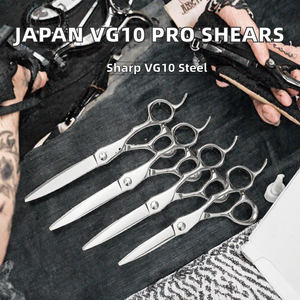 กรรไกรซอยผมคุณภาพสูง SHISHAMO Japan VG10 สำหรับมืออาชีพ แบบ CNC ปลายทู่ 28 ฟัน สำหรับคนถนัดขวา เหมาะสำหรับร้านทำผม - Product Image 2