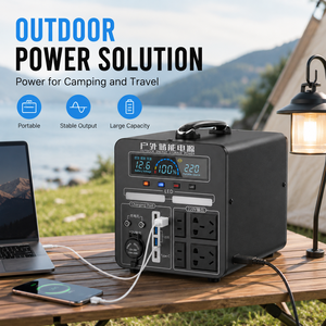 Station <span class=keywords><strong>d</strong></span>'alimentation portable 500W <span class=keywords><strong>à</strong></span> bas <span class=keywords><strong>prix</strong></span> et générateur solaire avec batterie LiFePO4, contrôleur MPPT, alimentation <span class=keywords><strong>de</strong></span> secours pour utilisation en extérieur - Product Image 5