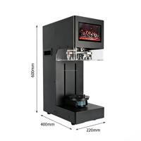 Machine de scellage automatique de canettes DEEPACK de haute qualité avec écran tactile, sans rotation, pour usage commercial