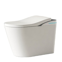 CUPC commande vocale automatique puissant capteur de rinçage housse de siège à rabat toilette intelligente intelligente