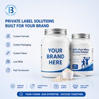 Poudre Protéinée Instantanée pour le Soutien Musculaire, Nutrition Quotidienne, Haute Teneur en Protéines, Fabrication OEM, Marque Privée