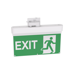 Luz de salida LED Premium CE 24M-Señal DE EMERGENCIA montada en pista, autoprueba 220V IP20, SMD de litio de alta calidad para escape interior - Product Image 2