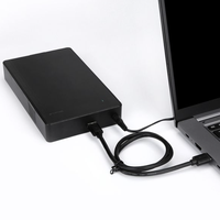 ShuoLe Case per HDD ad Alta Velocità USB 3.0 2.5/3.5 Pollici SATA, Enclosure Esterno per Disco Rigido per HDD da 2.5" e 3.5"