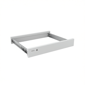 Correderas de Acero Blanco para Cajones con Cierre Suave, Montaje Lateral de 13 Pulgadas para Muebles - Product Image 1