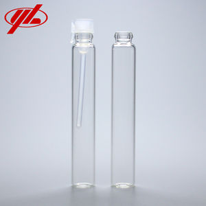 Fiala di Vetro Borosilicato Trasparente Rotonda da 3ml per Campioni di Profumo <span class=keywords><strong>Monodose</strong></span> - Product Image 1