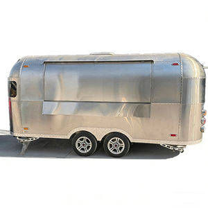 Remolque Móvil de Comida para Exteriores de Acero Inoxidable y Aluminio para Dulces y Papas Fritas - Product Image 2