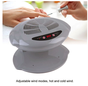 Secador de Uñas LED de Inducción Automática, Portátil, Eléctrico, Enchufe Europeo, Plástico, Doble Función, Aire Frío y Caliente, <span class=keywords><strong>con</strong></span> Lámpara para Esmalte de Uñas - Product Image 3