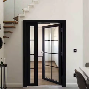 Portes à battants modernes en aluminium et verre avec surface finie pour l'intérieur des villas et l'utilisation sur les balcons - Product Image 6