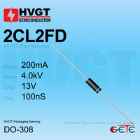 Diode redresseuse haute tension originale 2CL2FD 4KV 200mA 100nS pour alimentation électrique