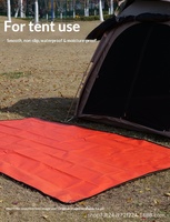 Tapis de sol d'urgence en aluminium et PE pour extérieur, couverture de survie thermique isolante et anti-UV 150x210cm, équipement d'hiver