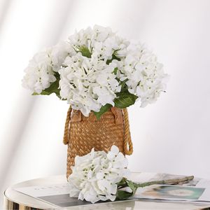 <b>Artificial</b> <b>Hydrangea</b> Single Stem Pink Silk <b>Flower</b> Natural Touch Home Decor Wedding Props - Product Image 4