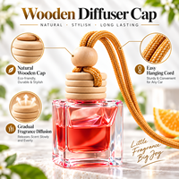 Diffuseur de parfum pour voiture 11 ml, flacon en verre suspendu, parfum fruité, pour l'intérieur de la voiture