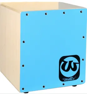 Walter Wooden Hand Cajon Drum Percussion Beat Box mit internem klassischen Slap-und Crackle-Sound für Kinder, Jugendliche und Erwachsene