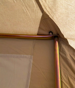 Toile de coton Glamping Safari voyage <span class=keywords><strong>tente</strong></span> Touareg de luxe pour réunion de famille tentes cloche avec trou de poêle - Product Image 6