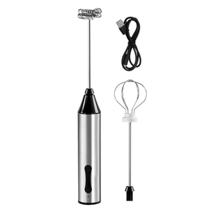 <span class=keywords><strong>Mousseur</strong></span> de lait USB 2 vitesses rechargeable en acier inoxydable <span class=keywords><strong>mousseur</strong></span> à café portable - Product Image 1