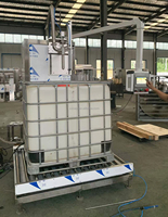 Machine de remplissage liquide semi-automatique de 200 L pour cosmétiques, détergents, produits chimiques agricoles, savon, shampoing, gel lavant