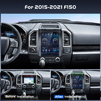 Autoradio Android Podofo 12,1'' pour Ford F150 2015-2021, 8 cœurs, 4+64 Go, CarPlay sans fil, Android Auto, GPS, 4G, WiFi, DSP, OEM/ODM