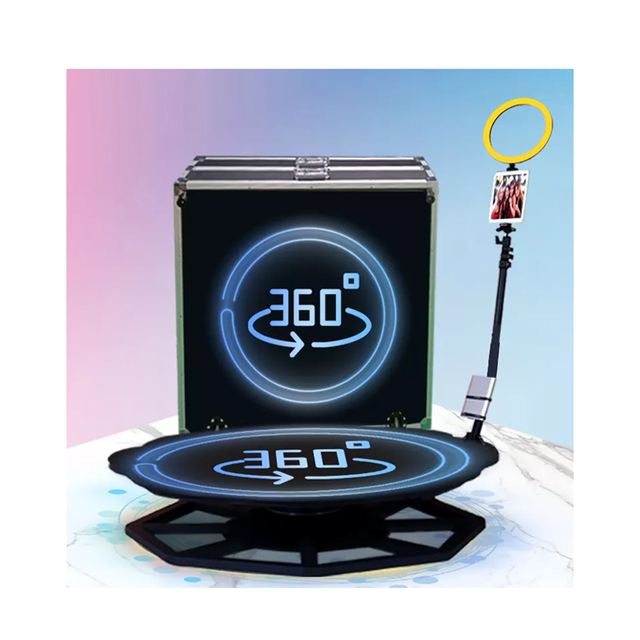 portable manual 3d rotating dslr selfie photobooth stand video booth 360 camera 360 photo booth enclosure