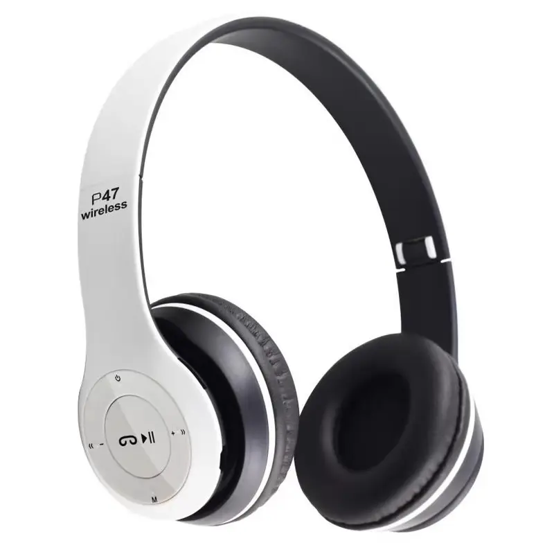 Trend produkte Kopfhörer und Kopfhörer Drahtlose Unterstützung SD-Karte Mobiles Hifi-Headset Faltbare drahtlose P47-Kopfhörer