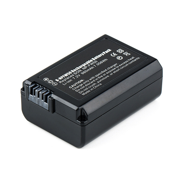 Rechargeable 1000mAh Polymer Battery NP-FW50 980mAh Capacity for Sony Alpha A3000 A3500 A5000 for Photography Use