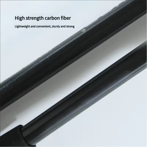 Bastón de carbono súper ligero para hombres y mujeres bastón de trekking telescópico de 3 secciones para escalar mango de EVA - Product Image 5