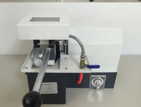 Machine de découpe d'échantillons métallographiques Q2, manuelle, haute vitesse, refroidissement par eau, pour laboratoire
