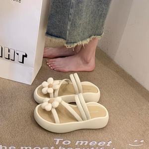 Nuevas zapatillas de diseñador para mujer, envío rápido, <span class=keywords><strong>sandalias</strong></span> para mujer, <span class=keywords><strong>sandalias</strong></span> antideslizantes para baño de fondo grueso para el hogar, moda para mujer - Product Image 3