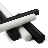 Haute Précision Personnalisé Polyamide 66 Nylon Tige Barre Ronde 3mm-400mm MC Nylon PA6 Tige Tiges En Plastique