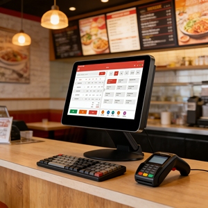 Sistema POS Premium Todo en Uno de 13.3 Pulgadas, Caja Registradora para Tiendas Minoristas, Restaurantes y Negocios de Catering - Product Image 6