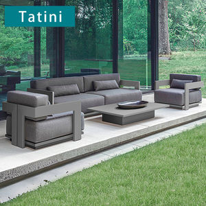 <span class=keywords><strong>Canapé</strong></span> d'Extérieur <span class=keywords><strong>en</strong></span> Alliage d'Aluminium, Mobilier <span class=keywords><strong>de</strong></span> <span class=keywords><strong>Jardin</strong></span> et <span class=keywords><strong>de</strong></span> Cour Tout Temps, <span class=keywords><strong>en</strong></span> Bois Imperméable et Anti-UV - Product Image 1