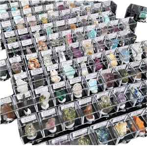 Caja de Exhibición al por Mayor para Cristales Naturales, Gemas en Bruto y Pulidas para Decoración - Product Image 1