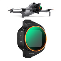 Filter Polarizer Sirkular K&F Concept CPL Variable ND2-32 ND32-512 untuk DJI Mini 5 Pro, Aksesoris Lensa Kamera Drone