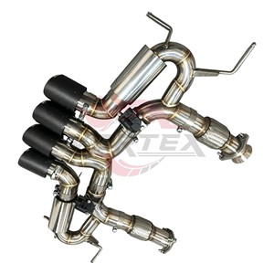 ระบบท่อไอเสีย Vortex SS304 Valvetronic สำหรับ Corvette C8 Z06 Catback F1 เสียงสูงแบบ High-Pitch พร้อมปลายท่อแบบ Center Quad - Product Image 3