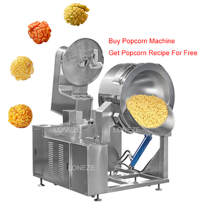 Grande Machine à Popcorn Automatique Commerciale et Industrielle, 100L 200L, au Caramel, Électrique et à Gaz, Fournisseur de Ligne de Production de Popcorn Chinois - Product Image 5