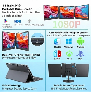 Pantalla portátil de doble pantalla de 14 pulgadas - Product Image 2